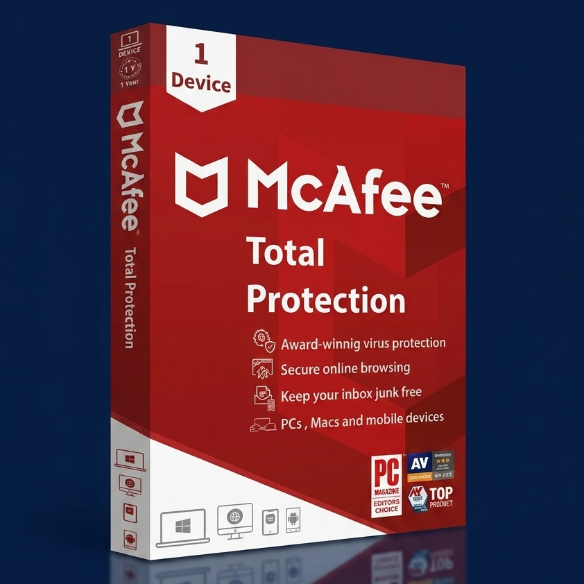 McAfee Total Protection - 1 Dispositivo